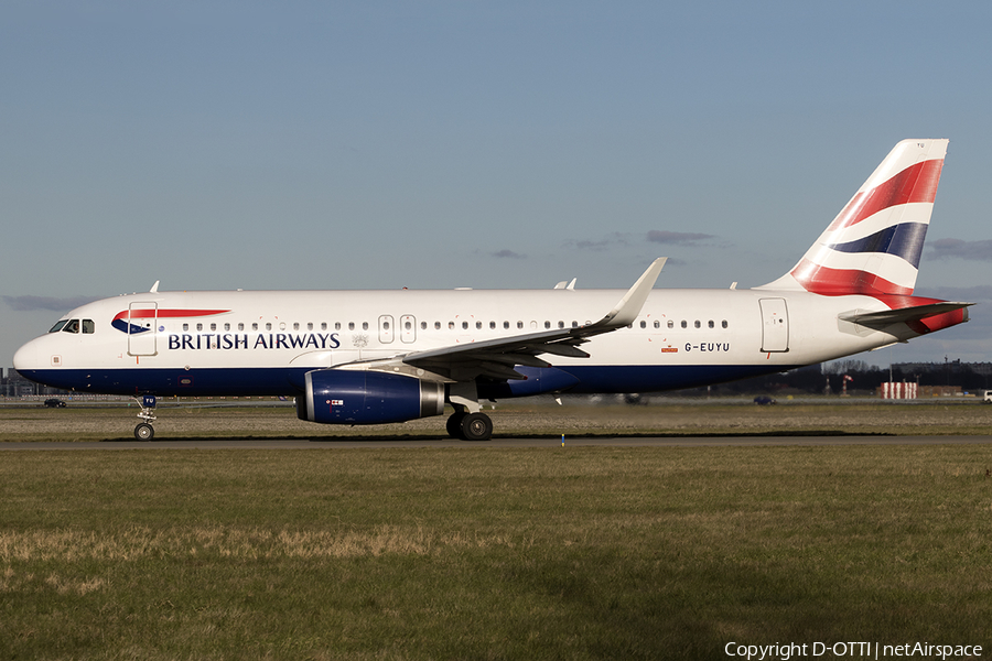 British Airways Airbus A320-232 (G-EUYU) | Photo 530487
