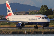 British Airways Airbus A320-232 (G-EUYU) at  Corfu - International, Greece