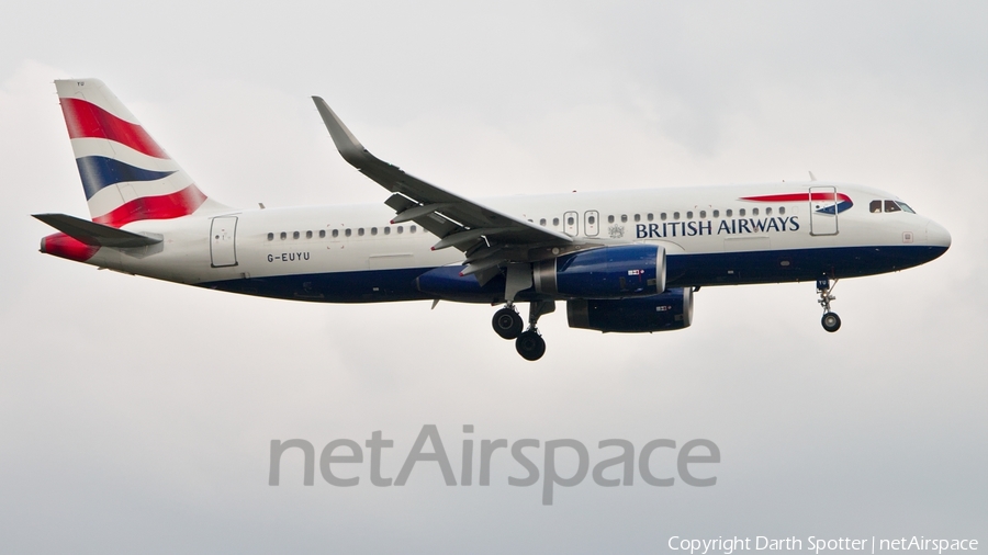 British Airways Airbus A320-232 (G-EUYU) | Photo 182147