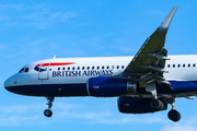 British Airways Airbus A320-232 (G-EUYU) at  London - Heathrow, United Kingdom