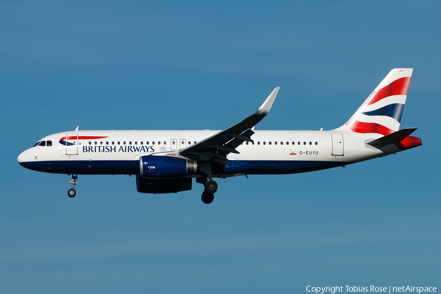 British Airways Airbus A320-232 (G-EUYU) | Photo 301534