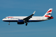 British Airways Airbus A320-232 (G-EUYU) at  London - Heathrow, United Kingdom