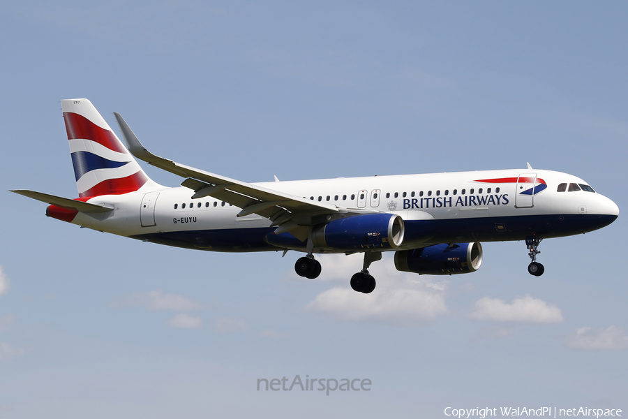 British Airways Airbus A320-232 (G-EUYU) | Photo 625879
