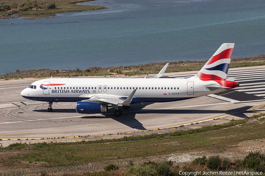 British Airways Airbus A320-232 (G-EUYV) | Photo 408603