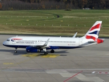 British Airways Airbus A320-232 (G-EUYV) at  Cologne/Bonn, Germany