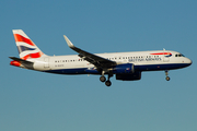 British Airways Airbus A320-232 (G-EUYV) at  Rome - Fiumicino (Leonardo DaVinci), Italy