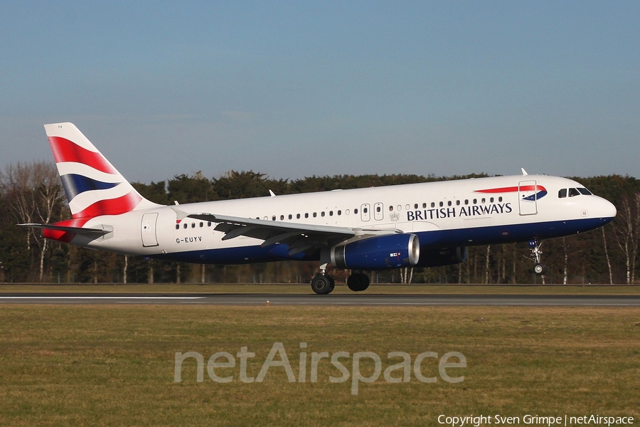 British Airways Airbus A320-232 (G-EUYV) | Photo 69558