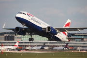 British Airways Airbus A320-232 (G-EUYV) at  Hamburg - Fuhlsbuettel (Helmut Schmidt), Germany