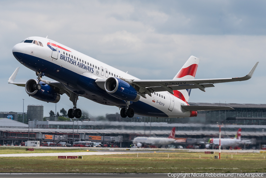 British Airways Airbus A320-232 (G-EUYV) | Photo 323469