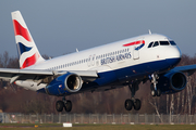 British Airways Airbus A320-232 (G-EUYV) at  Hamburg - Fuhlsbuettel (Helmut Schmidt), Germany