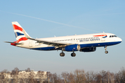 British Airways Airbus A320-232 (G-EUYV) at  Hamburg - Fuhlsbuettel (Helmut Schmidt), Germany