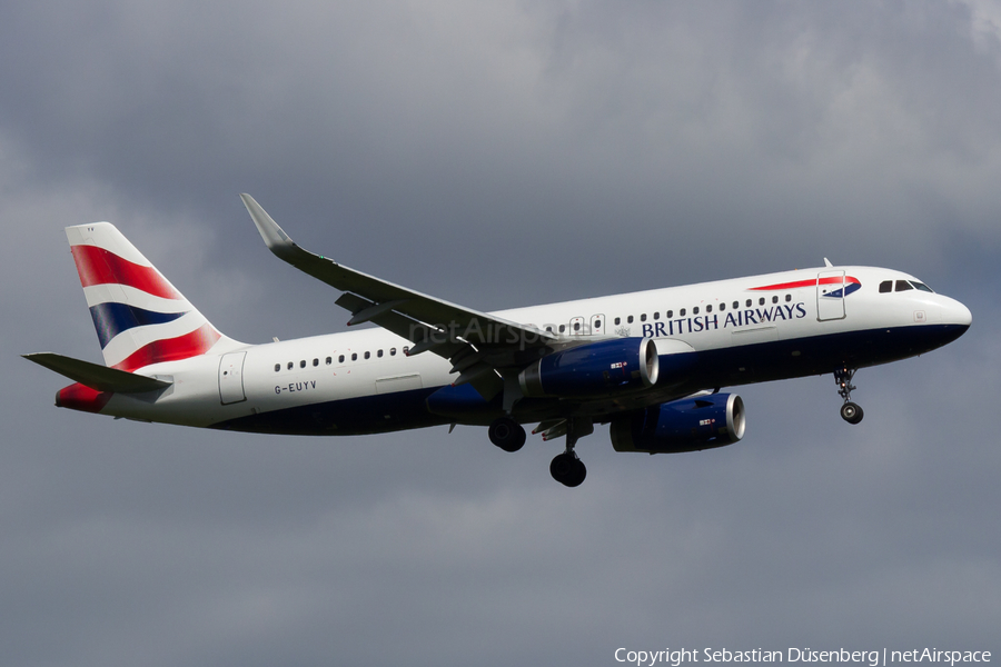 British Airways Airbus A320-232 (G-EUYV) | Photo 164892