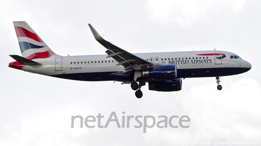 British Airways Airbus A320-232 (G-EUYV) | Photo 182148