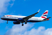 British Airways Airbus A320-232 (G-EUYV) at  London - Heathrow, United Kingdom