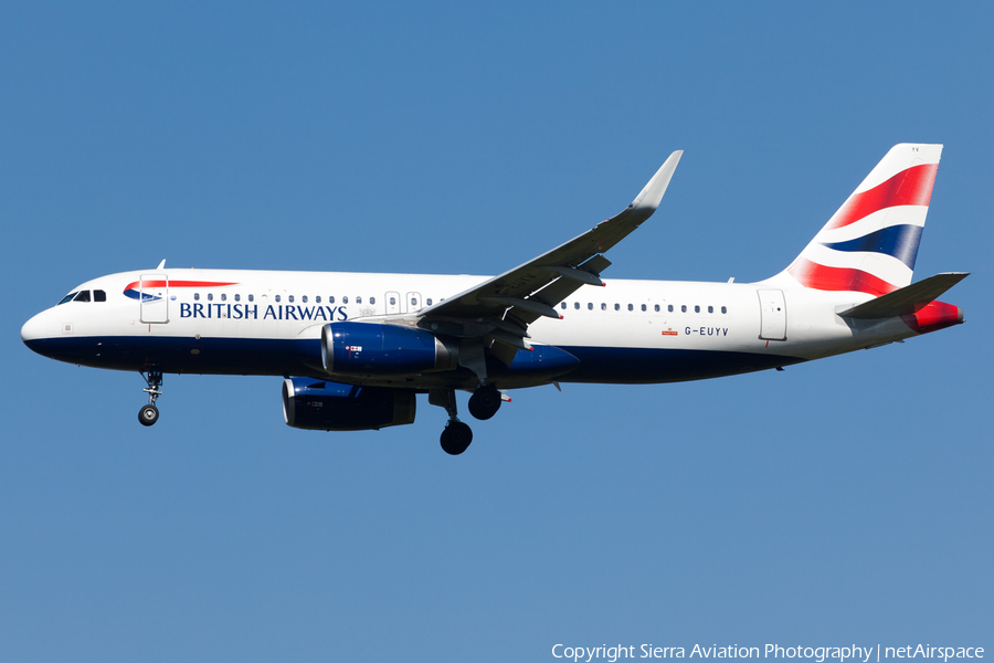 British Airways Airbus A320-232 (G-EUYV) | Photo 323233