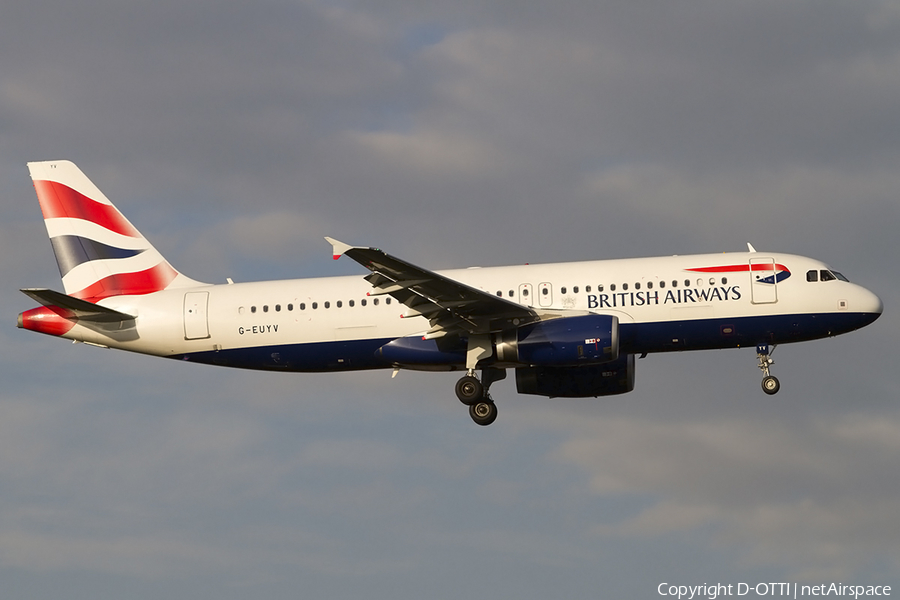 British Airways Airbus A320-232 (G-EUYV) | Photo 471633