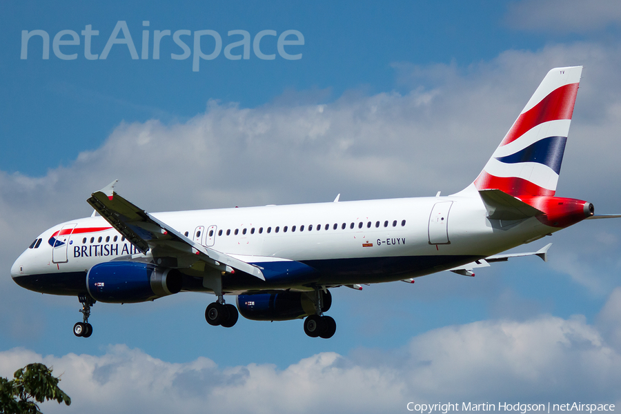 British Airways Airbus A320-232 (G-EUYV) | Photo 49907