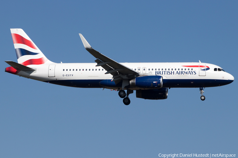 British Airways Airbus A320-232 (G-EUYV) | Photo 506916
