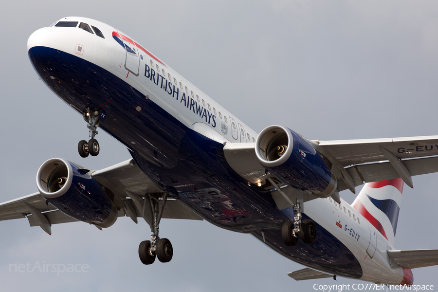 British Airways Airbus A320-232 (G-EUYV) | Photo 52763
