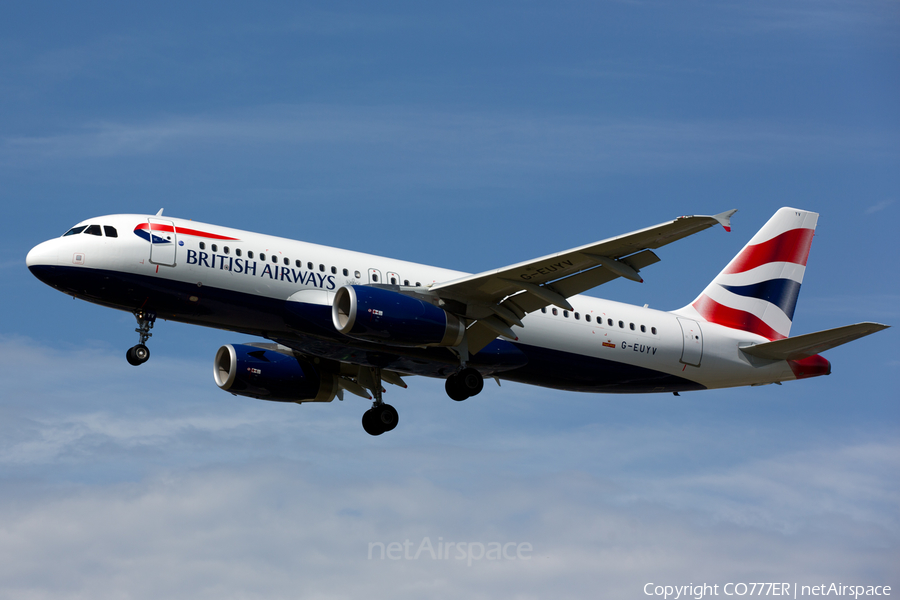 British Airways Airbus A320-232 (G-EUYV) | Photo 57286