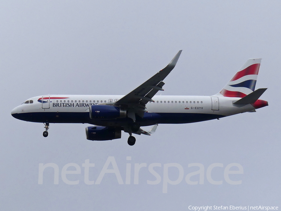 British Airways Airbus A320-232 (G-EUYV) | Photo 409202