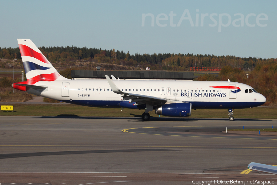 British Airways Airbus A320-232 (G-EUYW) | Photo 92360