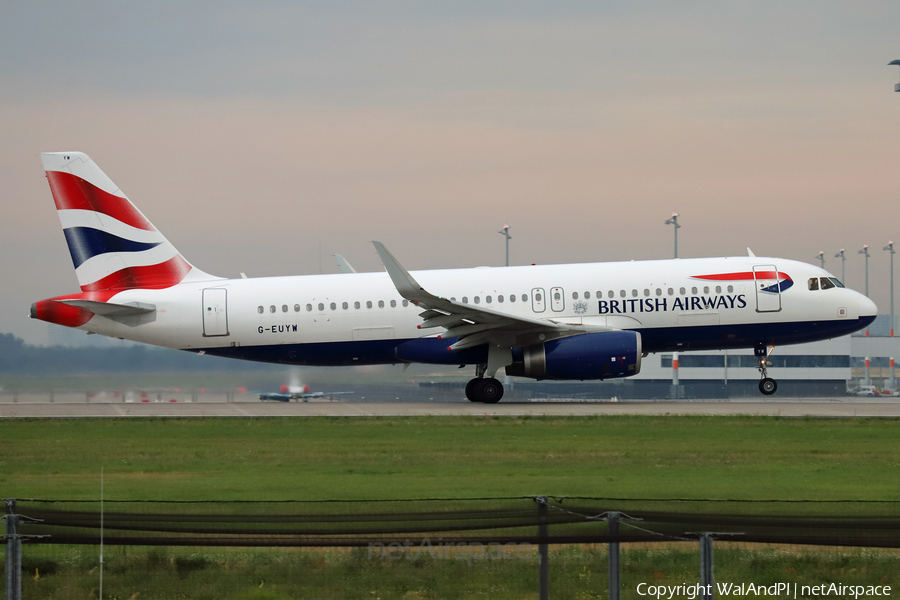 British Airways Airbus A320-232 (G-EUYW) | Photo 466099