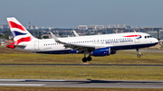 British Airways Airbus A320-232 (G-EUYW) at  Brussels - International, Belgium