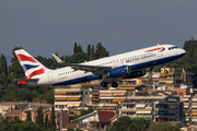 British Airways Airbus A320-232 (G-EUYW) at  Corfu - International, Greece