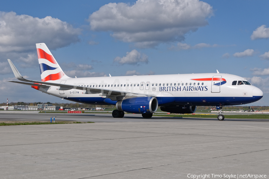 British Airways Airbus A320-232 (G-EUYW) | Photo 316046