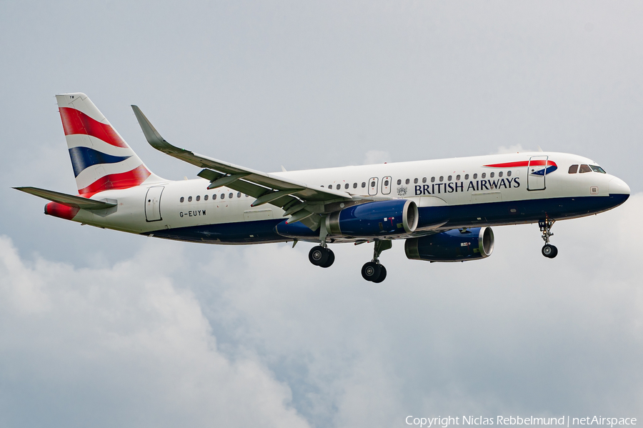 British Airways Airbus A320-232 (G-EUYW) | Photo 461649