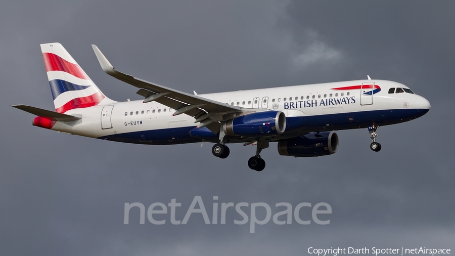 British Airways Airbus A320-232 (G-EUYW) | Photo 182149