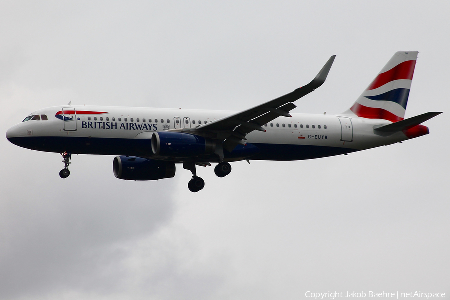 British Airways Airbus A320-232 (G-EUYW) | Photo 183675