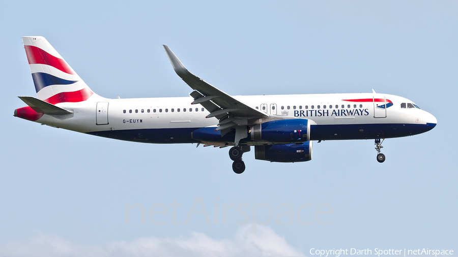 British Airways Airbus A320-232 (G-EUYW) | Photo 265591