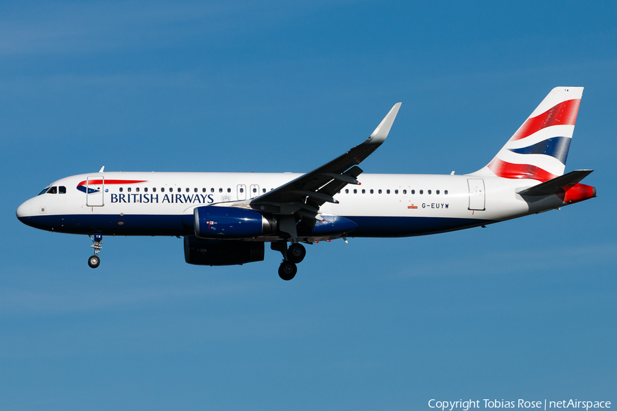 British Airways Airbus A320-232 (G-EUYW) | Photo 305550