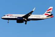 British Airways Airbus A320-232 (G-EUYW) at  London - Heathrow, United Kingdom