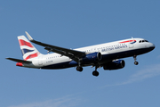 British Airways Airbus A320-232 (G-EUYW) at  London - Heathrow, United Kingdom