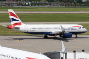 British Airways Airbus A320-232 (G-EUYW) at  London - Heathrow, United Kingdom