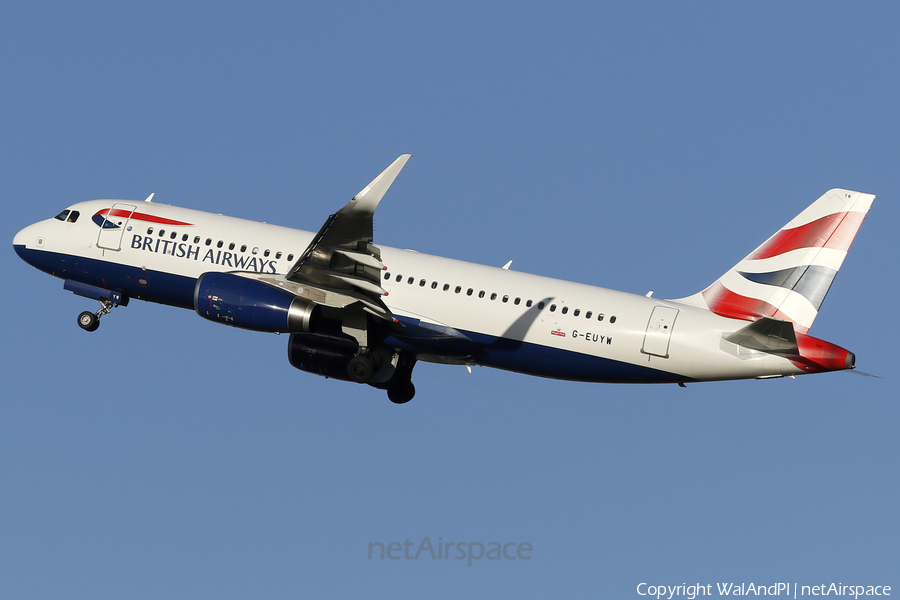 British Airways Airbus A320-232 (G-EUYW) | Photo 542576