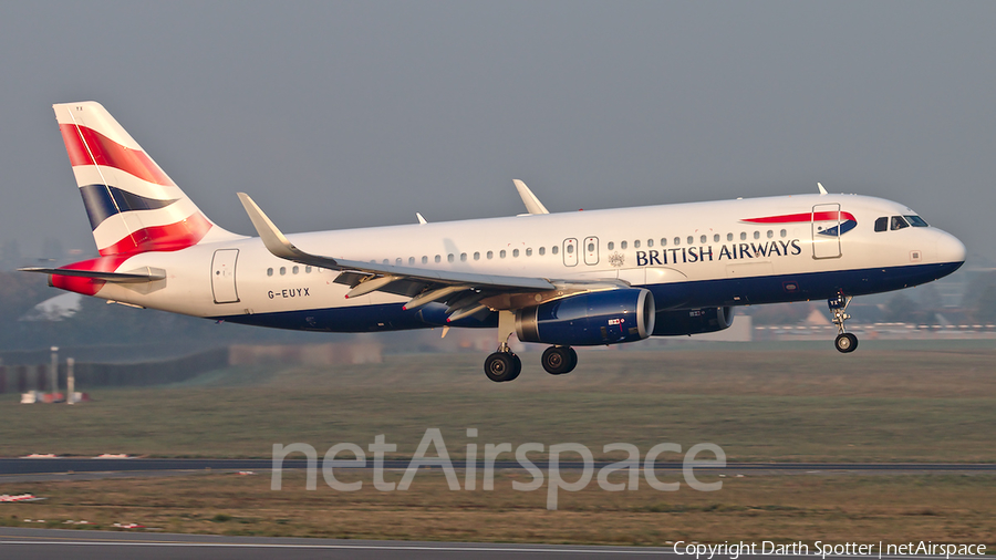 British Airways Airbus A320-232 (G-EUYX) | Photo 356425