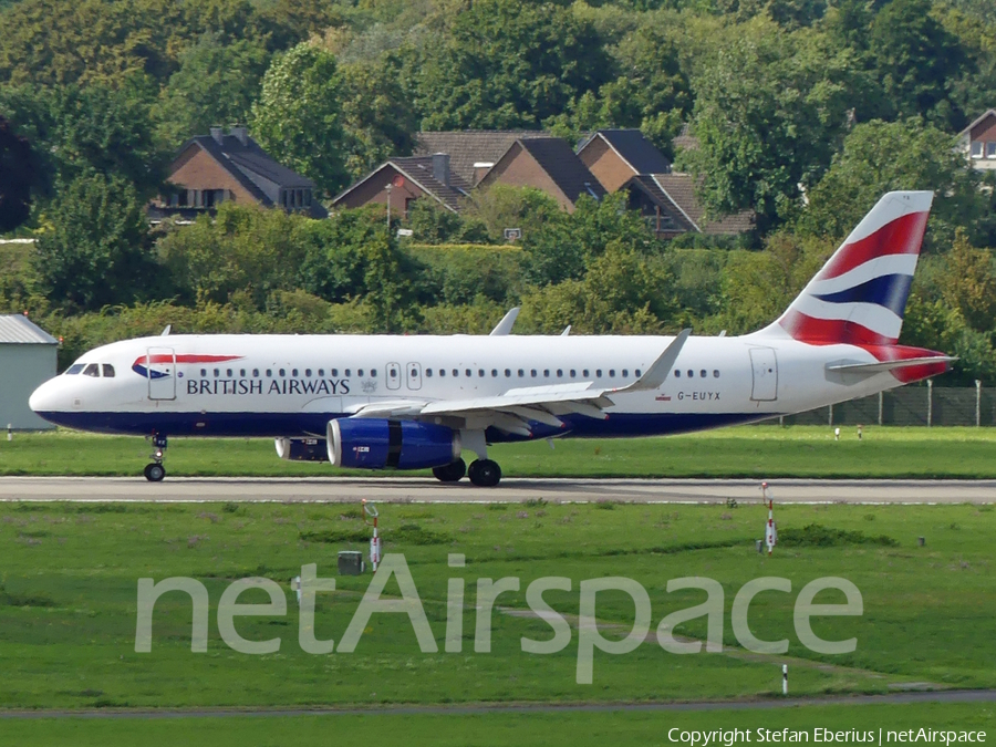 British Airways Airbus A320-232 (G-EUYX) | Photo 584017