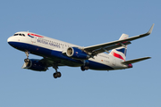 British Airways Airbus A320-232 (G-EUYX) at  Hamburg - Fuhlsbuettel (Helmut Schmidt), Germany