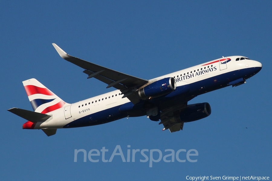 British Airways Airbus A320-232 (G-EUYX) | Photo 88290