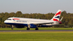 British Airways Airbus A320-232 (G-EUYX) at  Hamburg - Fuhlsbuettel (Helmut Schmidt), Germany