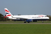 British Airways Airbus A320-232 (G-EUYX) at  Hamburg - Fuhlsbuettel (Helmut Schmidt), Germany