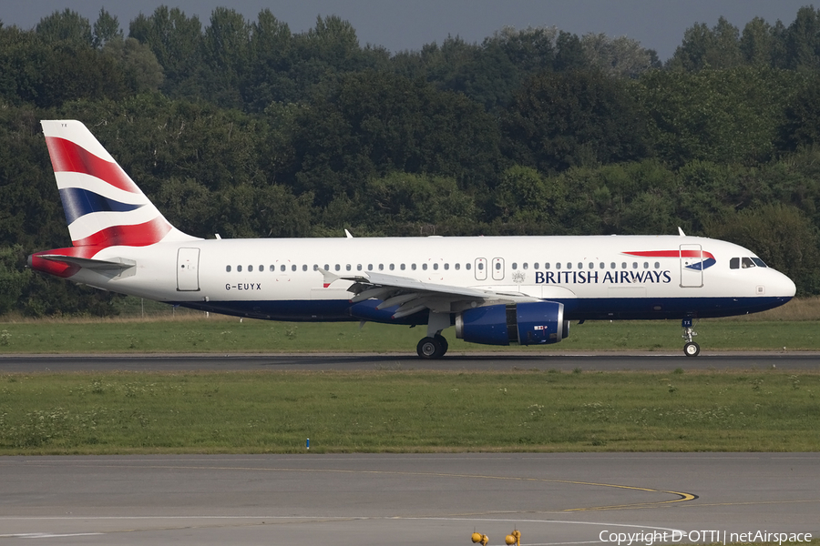British Airways Airbus A320-232 (G-EUYX) | Photo 448715