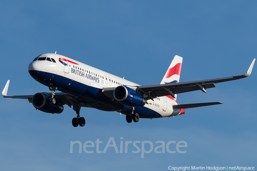 British Airways Airbus A320-232 (G-EUYX) | Photo 129956