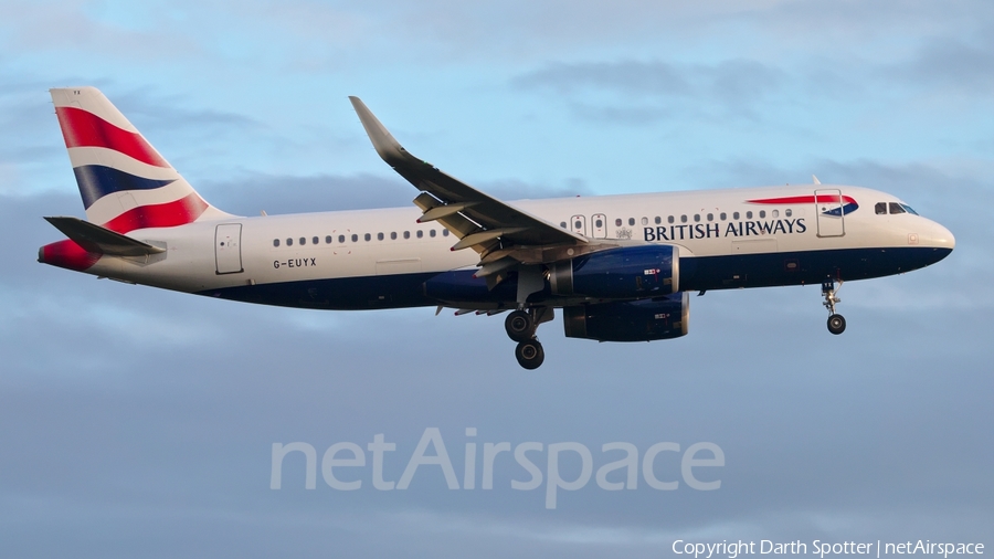 British Airways Airbus A320-232 (G-EUYX) | Photo 182150