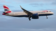 British Airways Airbus A320-232 (G-EUYX) at  London - Heathrow, United Kingdom