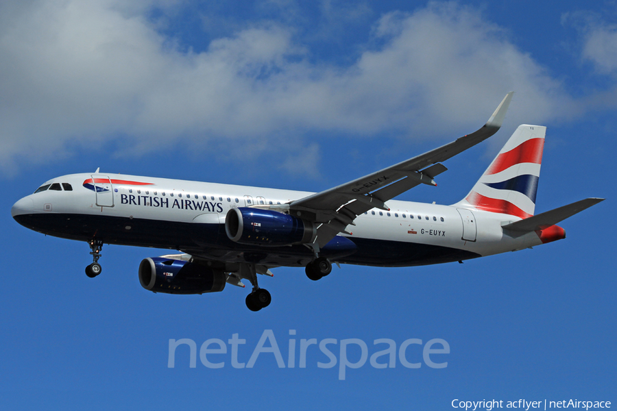 British Airways Airbus A320-232 (G-EUYX) | Photo 397580